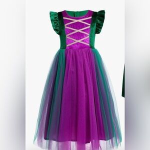 Green and Purple Witch Costume